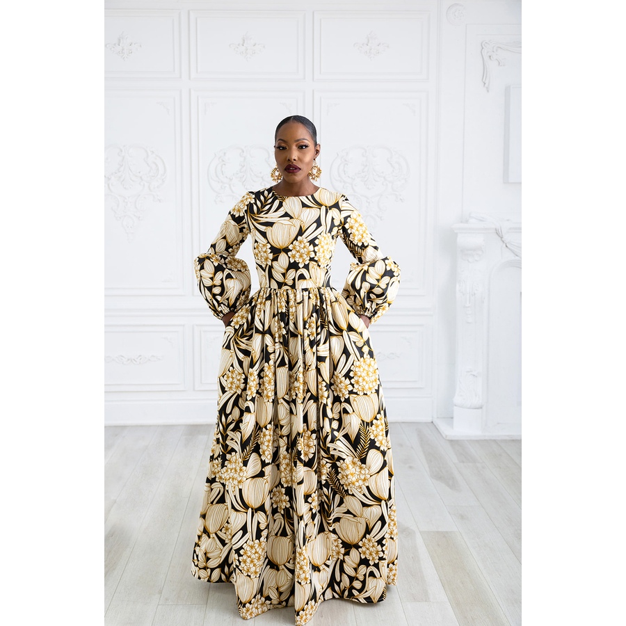 Image 216751_BKW.jpg, Product 216-751 / Price $139.33, Kaela Kay Gather Waist Maxi Dress from Kaela Kay on TSC.ca's Fashion department