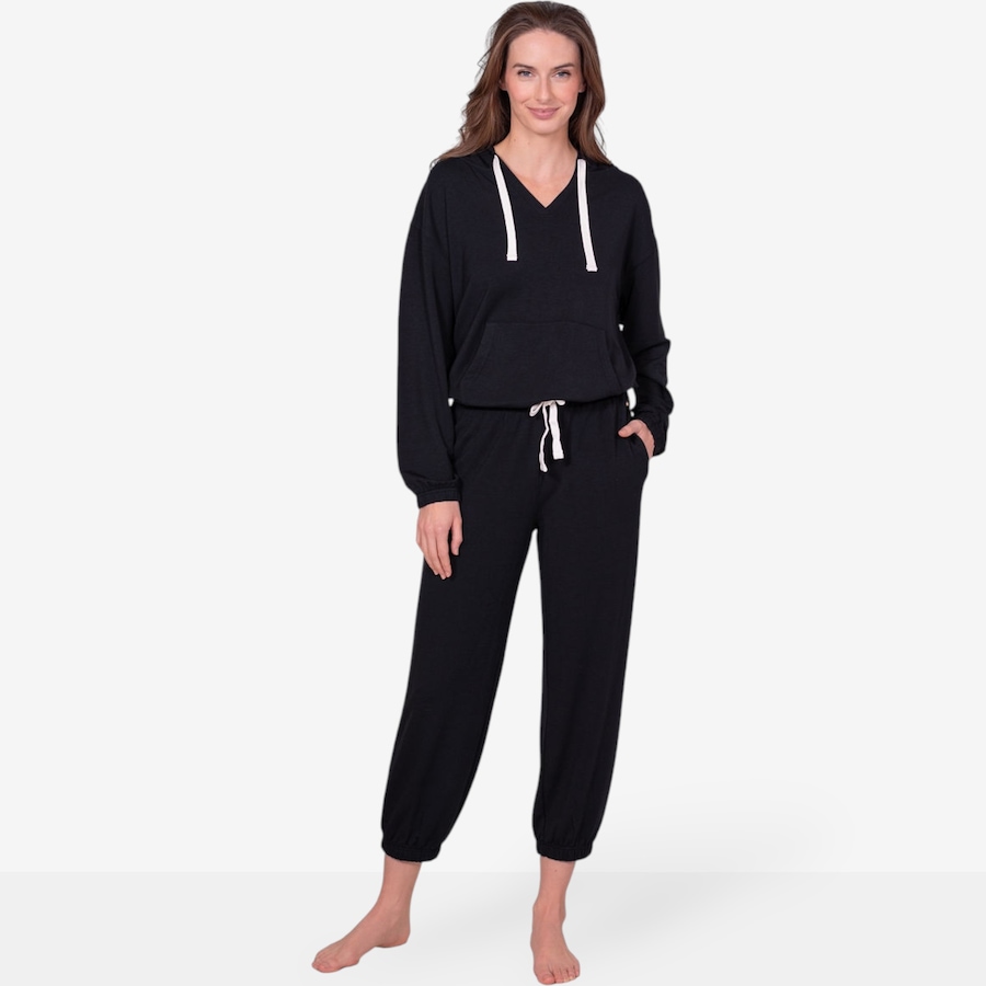 Image 216811_BLK.jpg, Product 216-811 / Price $34.33, Latte Love V-Neck Hoodie Sweater from LATTELOVE on TSC.ca's Fashion department