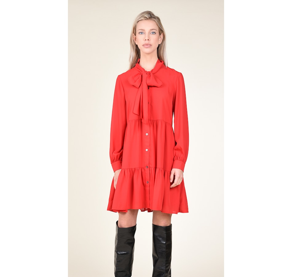 Image 216903_RED.jpg, Product 216-903 / Price $29.33, Molly Bracken Tiered Dress from Molly Bracken on TSC.ca's Fashion department