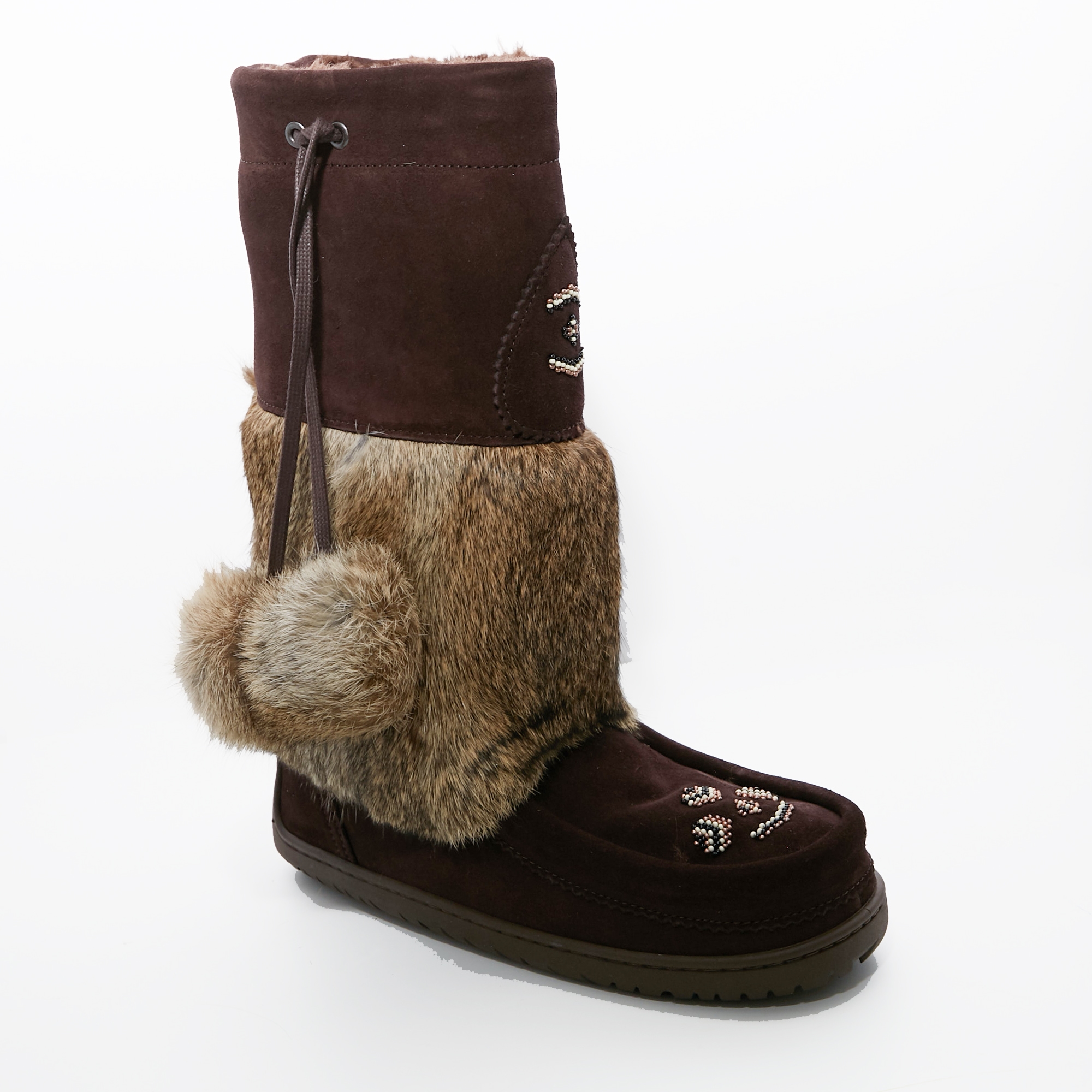 Manitobah Mukluks Justine Woods Snowy Owl Mukluk - TSC.ca