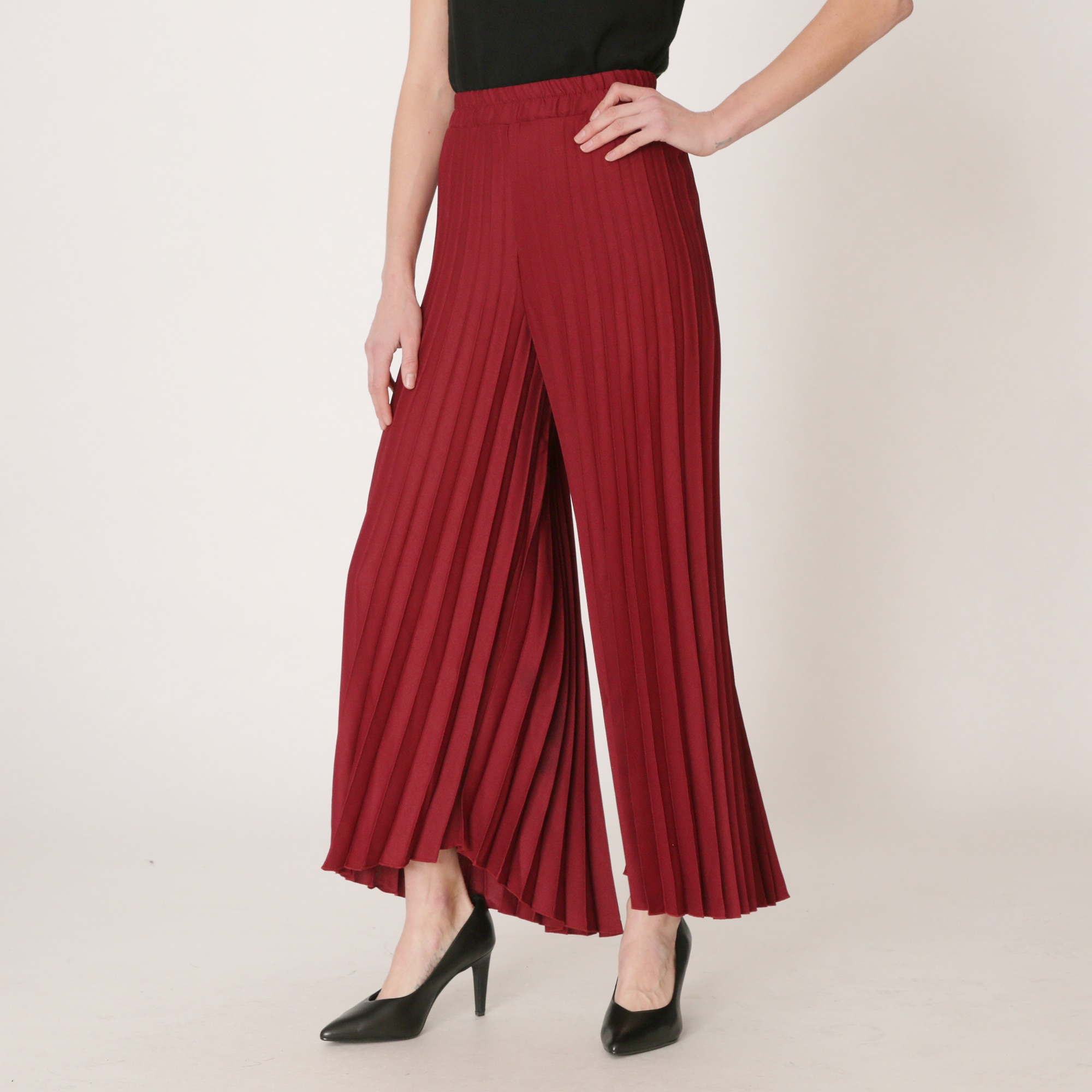 Pleated palazzo sale trousers