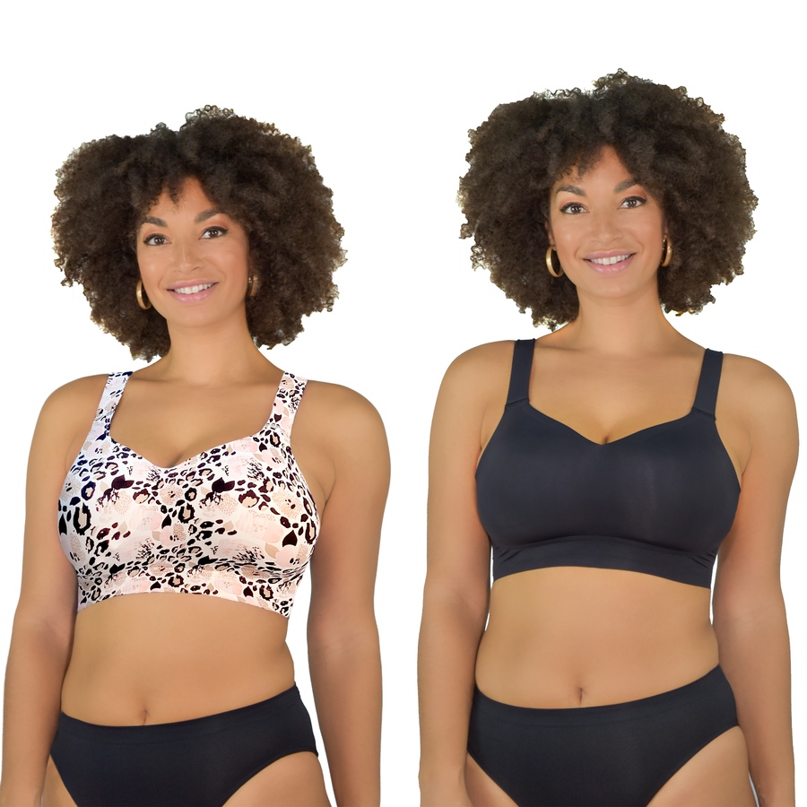 Image 217047_ALFBK.jpg, Product 217-047 / Price $14.33, Rhonda Shear 2 Pack Sweetheart Neckline Body Bra With Adjustable Straps from Rhonda Shear Shapewear on TSC.ca's Fashion department