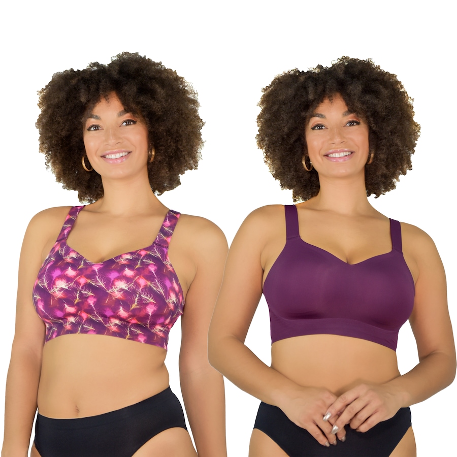Image 217047_FEABG.jpg, Product 217-047 / Price $14.33, Rhonda Shear 2 Pack Sweetheart Neckline Body Bra With Adjustable Straps from Rhonda Shear Shapewear on TSC.ca's Fashion department
