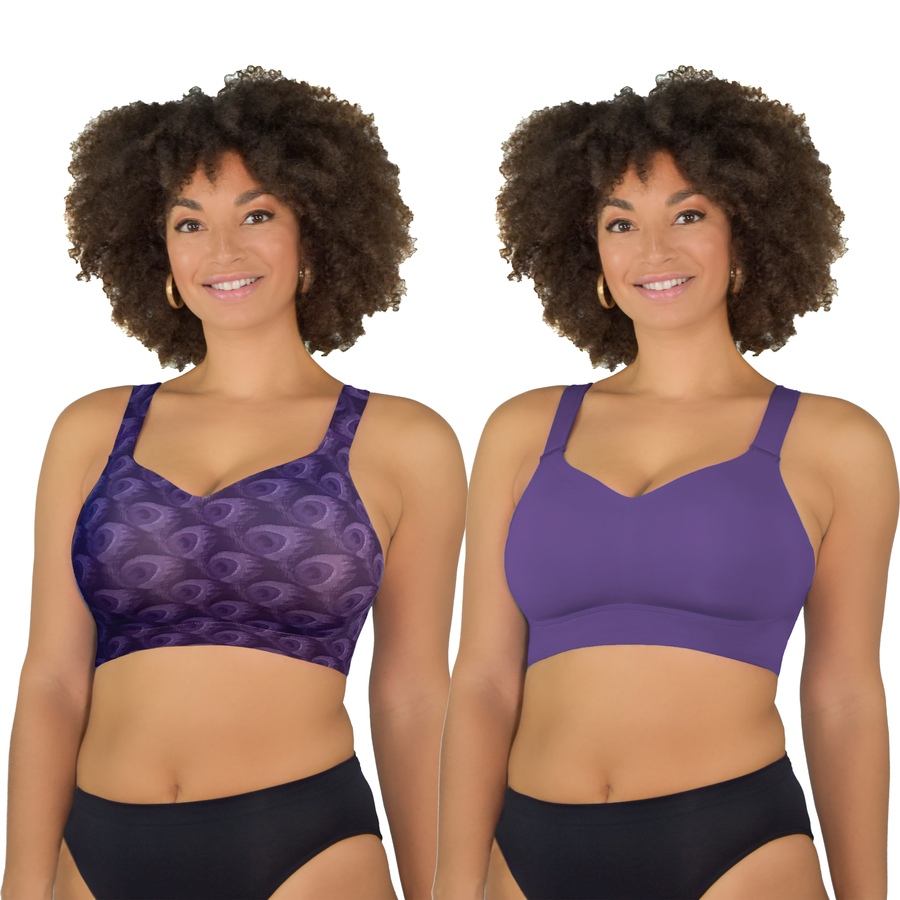 Image 217047_PEAPE.jpg, Product 217-047 / Price $14.33, Rhonda Shear 2 Pack Sweetheart Neckline Body Bra With Adjustable Straps from Rhonda Shear Shapewear on TSC.ca's Fashion department