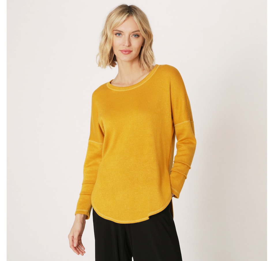 Image 217109_HNY.jpg, Product 217-109 / Price $19.33, Marallis Curved Hem Sweater With Cuff Detail from Marallis on TSC.ca's Fashion department
