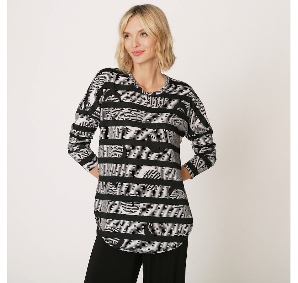 Image 217109_STR.jpg, Product 217-109 / Price $19.33, Marallis Curved Hem Sweater With Cuff Detail from Marallis on TSC.ca's Fashion department