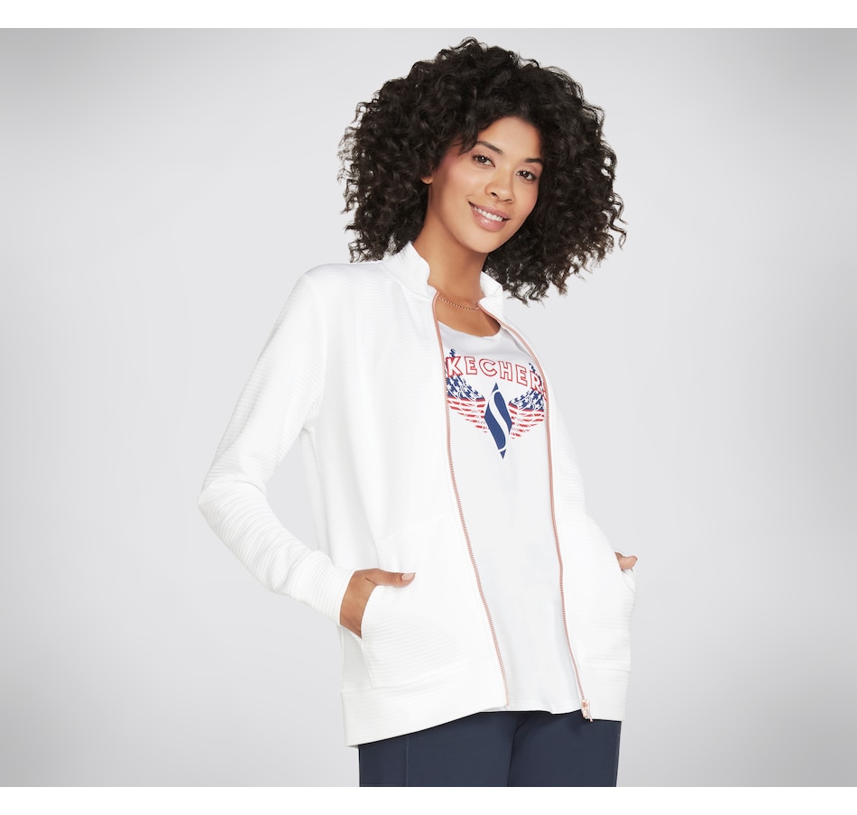 Image 217260_WHT.jpg, Product 217-260 / Price $29.33, Skechers The Hoodless Hoodie GoWalk Everywhere Jacket from Skechers on TSC.ca's Fashion department