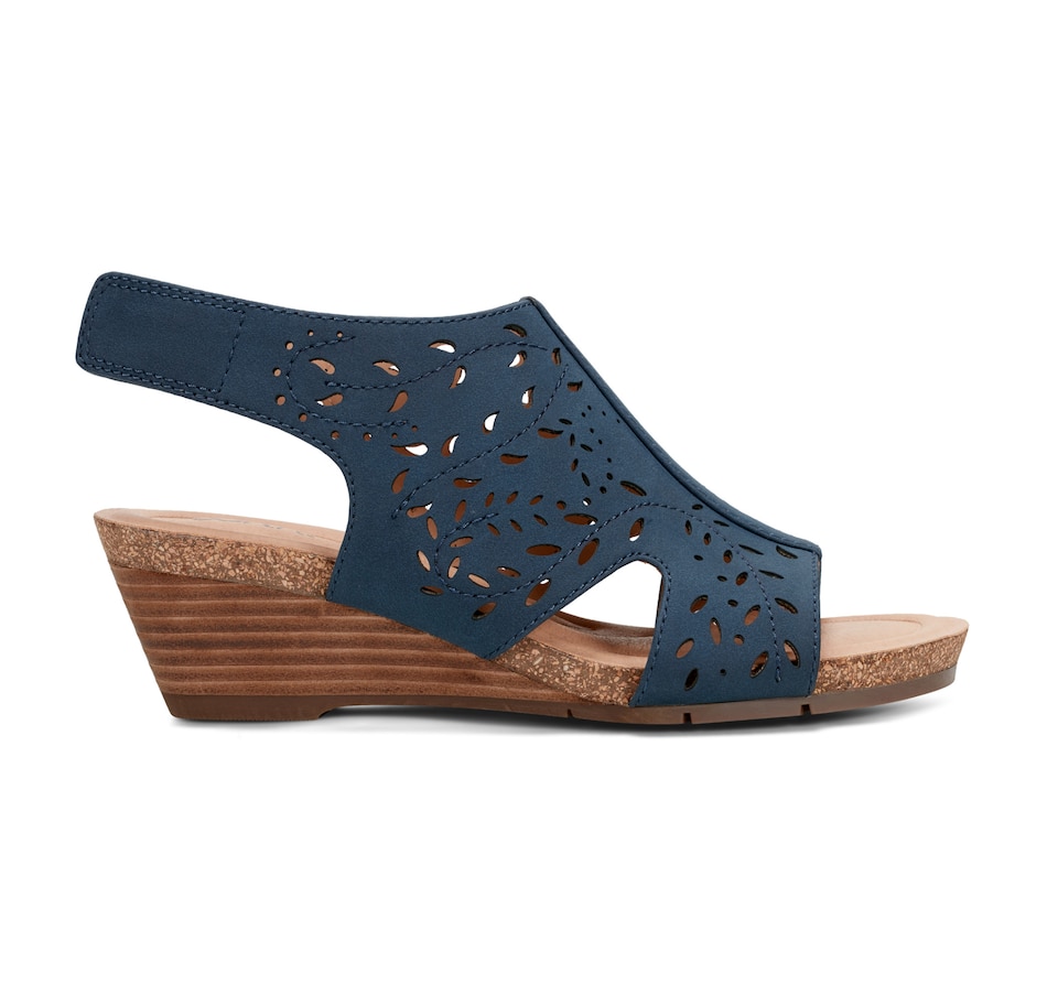 Image 217376_NVY.jpg, Product 217-376 / Price $69.88, Earth Shoes Halin Wedge Sandal from Earth Shoes on TSC.ca's Shoes department