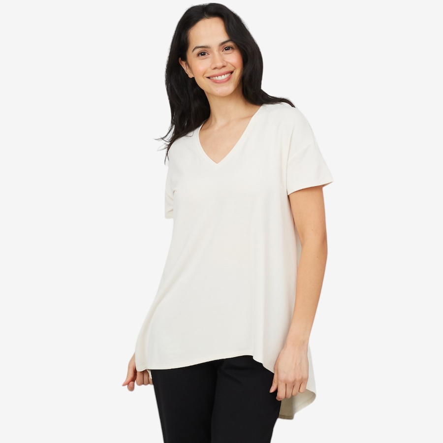 Image 217384_OAM.jpg, Product 217-384 / Price $59.88, Terrera Lennon Asymmetric Tunic from Terrera on TSC.ca's Fashion department