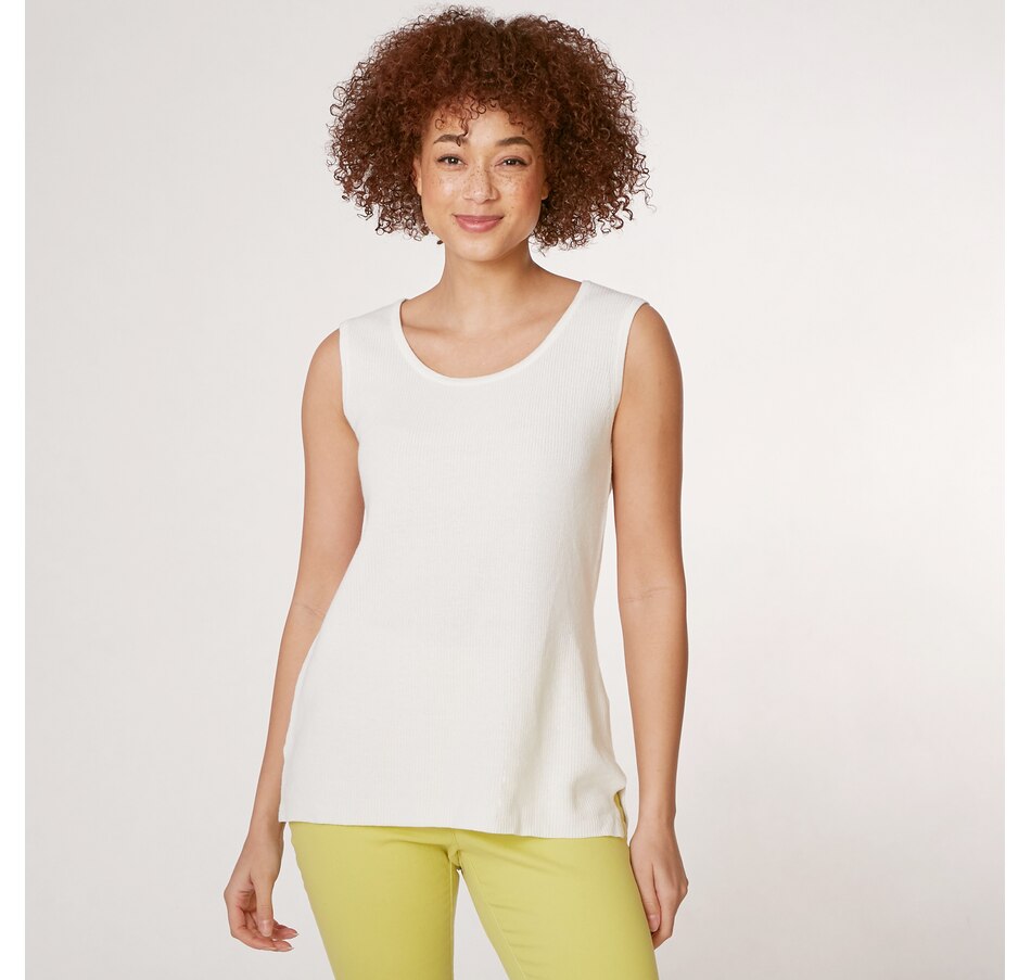 Nina Leonard Sweater Knit Tank