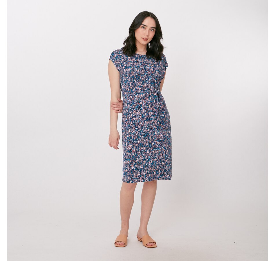 Image 217411_ALTMORE1.jpg, Product 217-411 / Price $19.33, Nina Leonard Side Tie Dress from Nina Leonard on TSC.ca's Fashion department