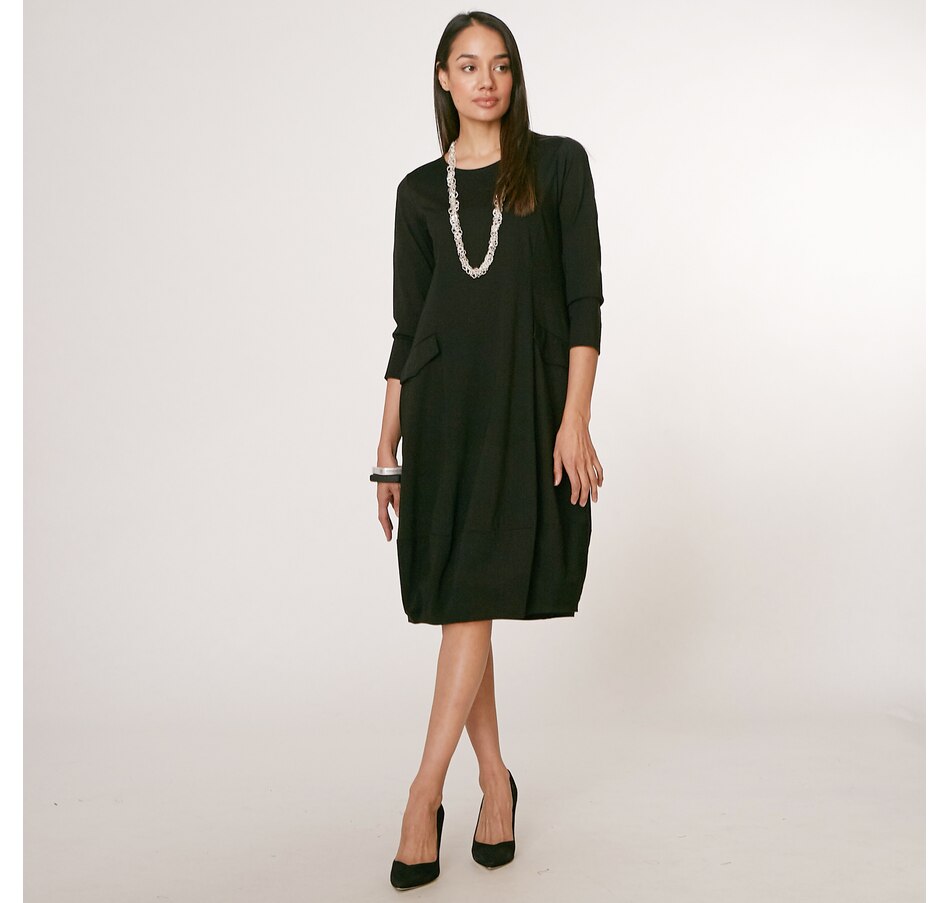 Image 217490_BLK.jpg, Product 217-490 / Price $39.33, WynneLayers Knit Balloon Dress from Wynnelayers on TSC.ca's Fashion department