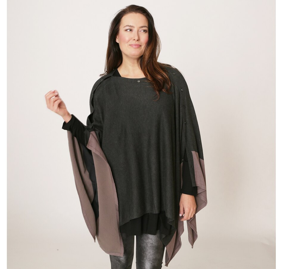 Image 217604_ALTMORE3.jpg, Product 217-604 / Price $19.33, Red Coral Multiway Colour Block Poncho from Red Coral Fashions on TSC.ca's Fashion department