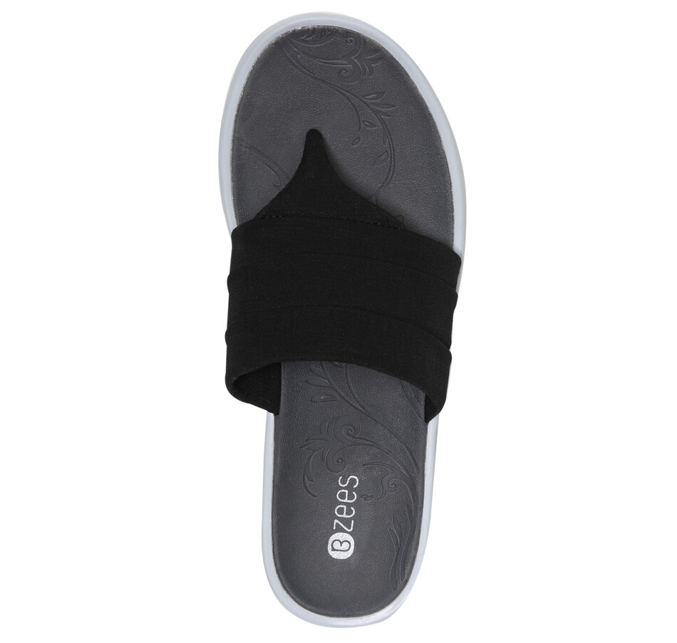 Image 217619_ALTMORE3.jpg, Product 217-619 / Price $49.33, Bzees Dallas Toe Post Wedge Sandal from Bzees on TSC.ca's Shoes department