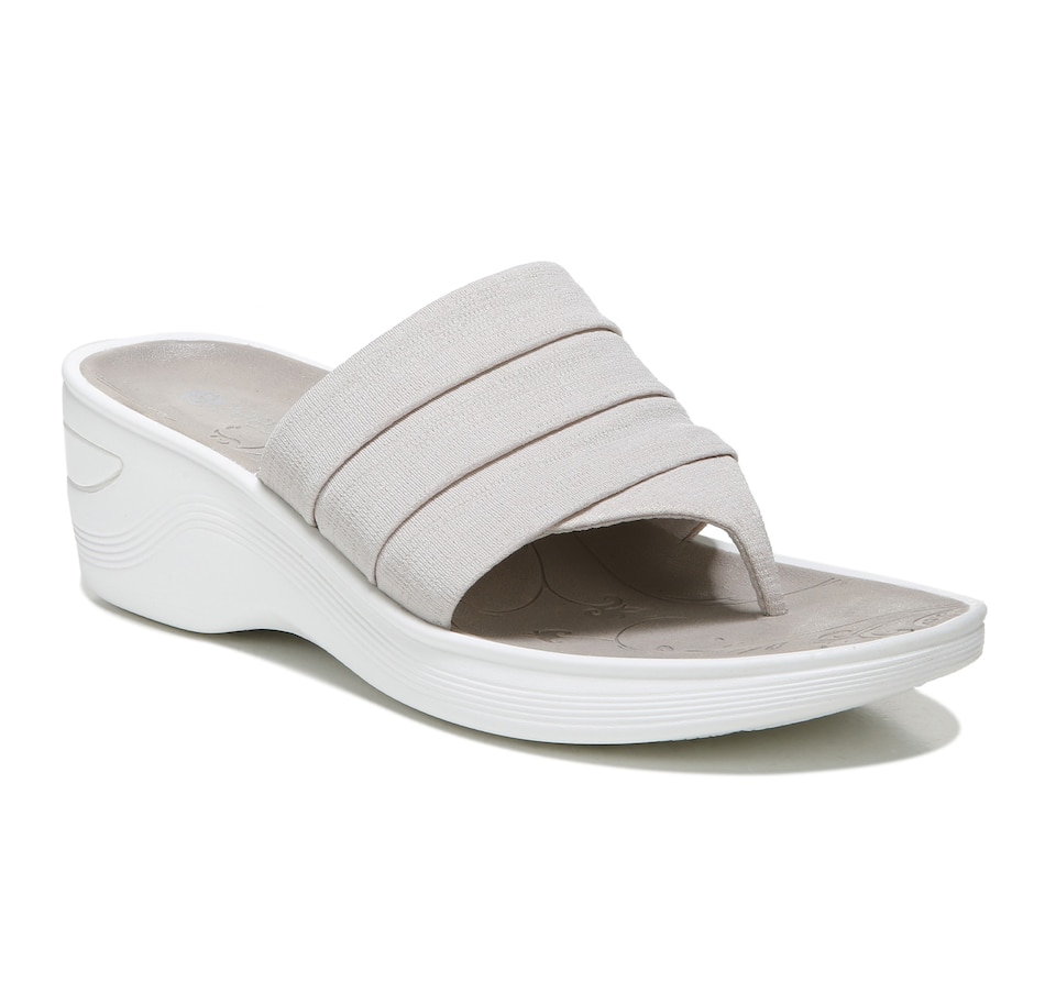 Image 217619_SAN.jpg, Product 217-619 / Price $49.33, Bzees Dallas Toe Post Wedge Sandal from Bzees on TSC.ca's Shoes department