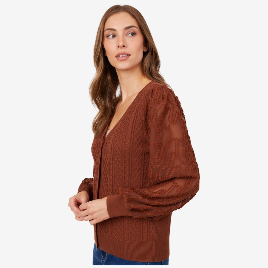 Image 217672_ALTMORE1.jpg, Product 217-672 / Price $24.33, Tower Hill by Christie Brinkley Mixed Media Cable Knit Sweater from Tower Hill on TSC.ca's Fashion department