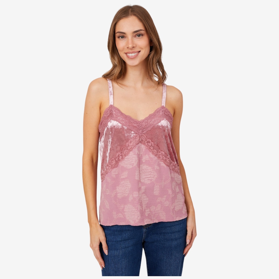 Image 217673_DR.jpg, Product 217-673 / Price $14.33, Tower Hill by Christie Brinkley The Mixed Media Cami Top from Tower Hill on TSC.ca's Fashion department