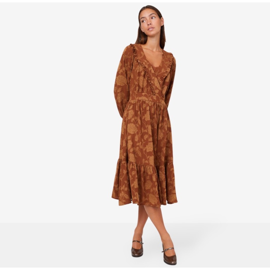 Image 217677_ALTMORE1.jpg, Product 217-677 / Price $64.88, Tower Hill by Christie Brinkley Floral Jacquard Midi Dress from Tower Hill on TSC.ca's Fashion department