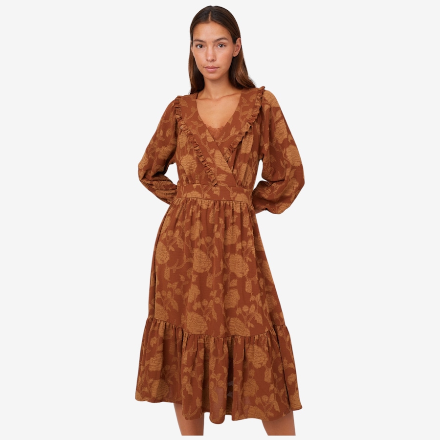 Image 217677_TOF.jpg, Product 217-677 / Price $64.88, Tower Hill by Christie Brinkley Floral Jacquard Midi Dress from Tower Hill on TSC.ca's Fashion department