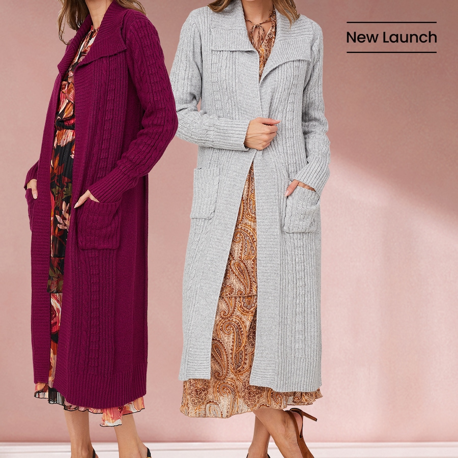 Image 217678_ALTMORE100.jpg, Product 217-678 / Price $34.33, Tower Hill by Christie Brinkley Cabled Coatigan from Tower Hill on TSC.ca's Fashion department