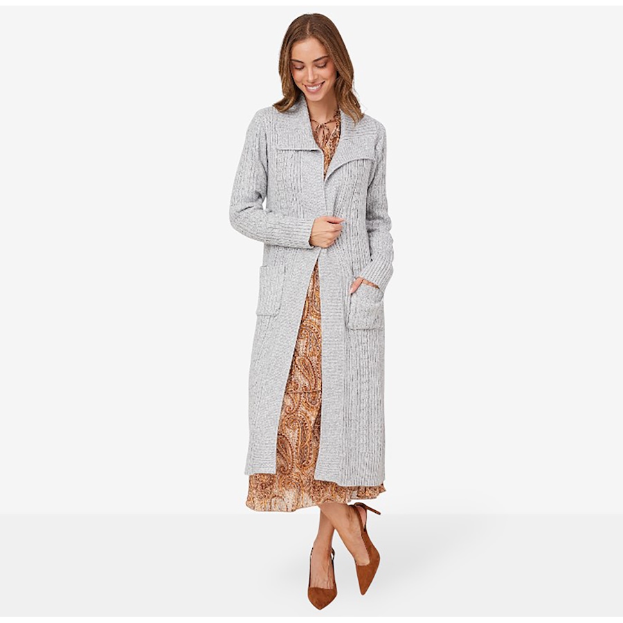 Image 217678_HGY.jpg, Product 217-678 / Price $34.33, Tower Hill by Christie Brinkley Cabled Coatigan from Tower Hill on TSC.ca's Fashion department