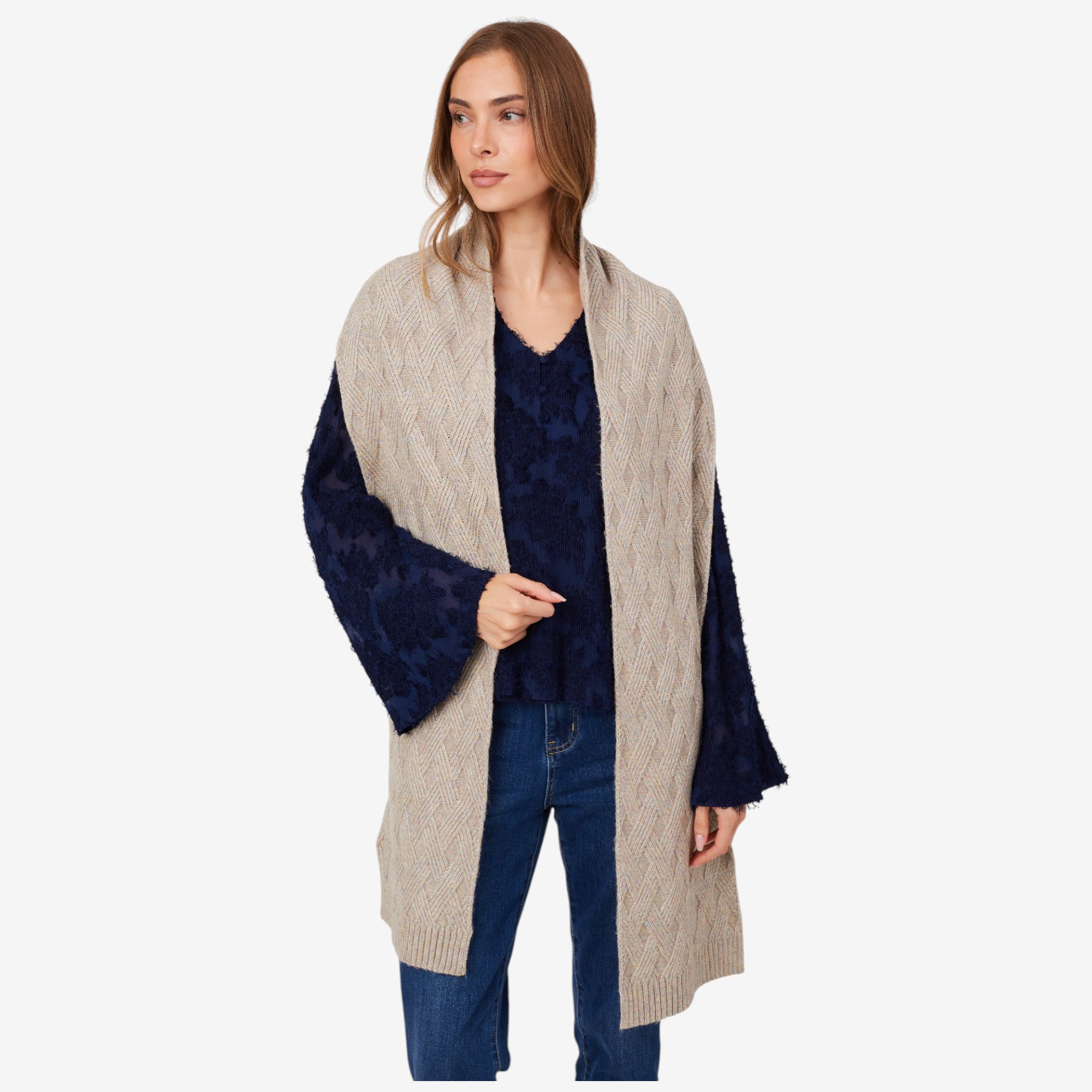 TWRHLL by Christie Brinkley Cabled Scarf - TSC.ca