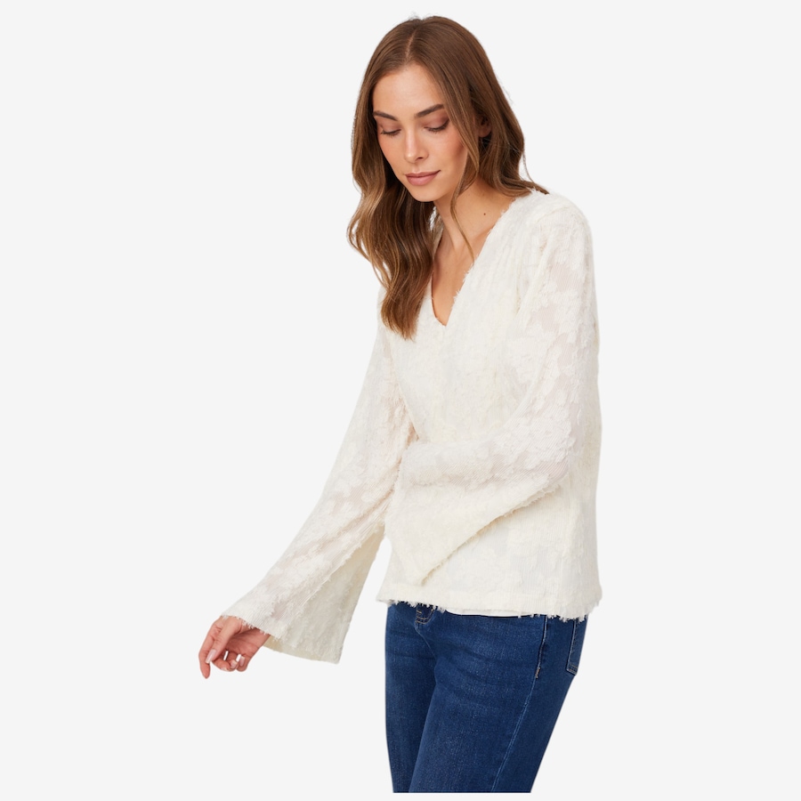 Image 217683_ALTMORE2.jpg, Product 217-683 / Price $39.88, Tower Hill by Christie Brinkley Textured Pleated Chiffon Top from Tower Hill on TSC.ca's Fashion department