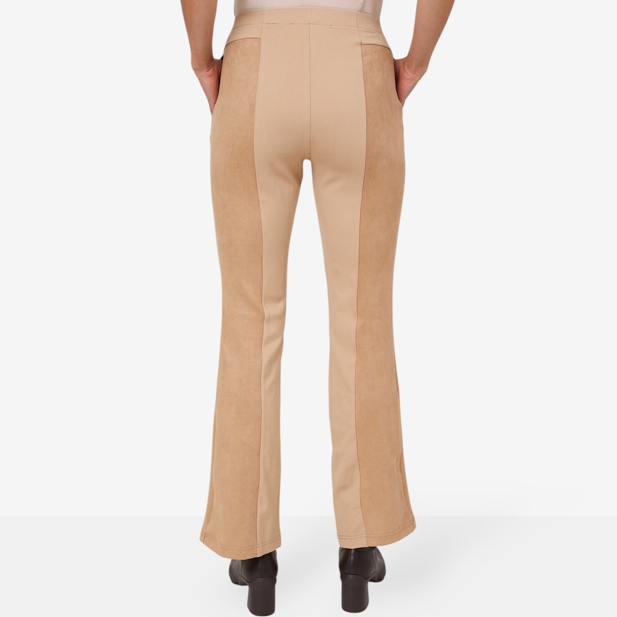 Image 217684_ALTMORE2.jpg, Product 217-684 / Price $49.88, Tower Hill by Christie Brinkley Boot Cut Faux Suede Mixed Media Pant from Tower Hill on TSC.ca's Fashion department