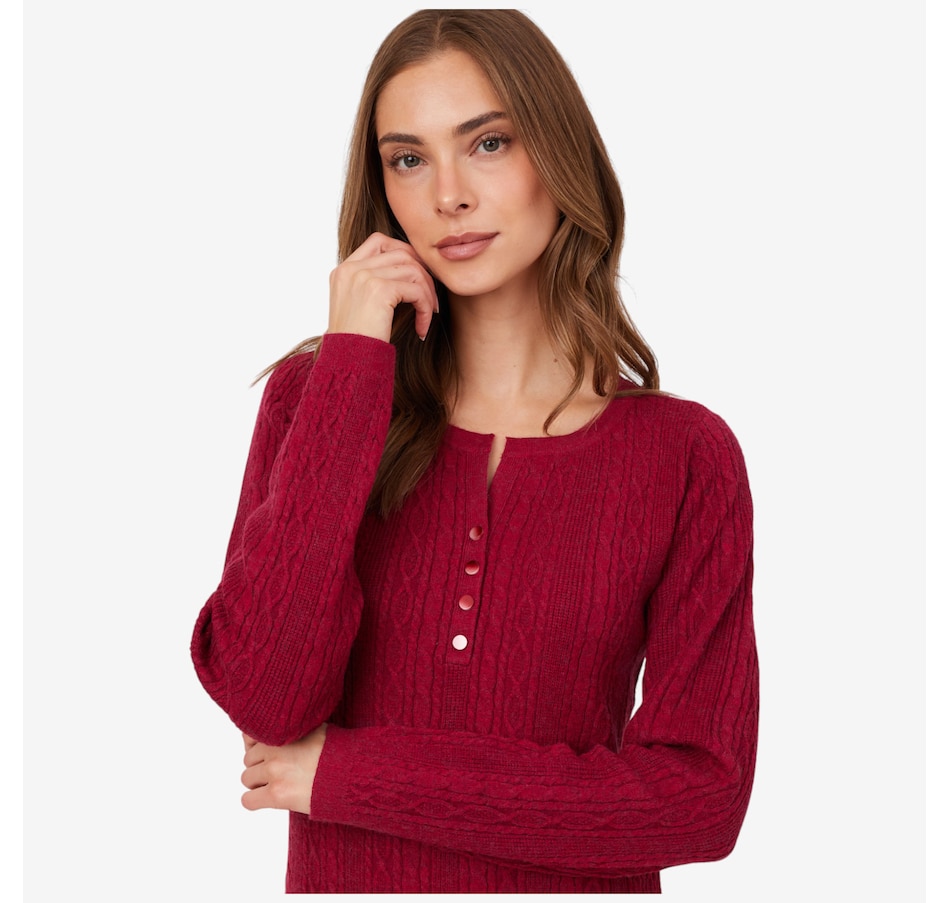 Image 217687_ALTMORE1.jpg, Product 217-687 / Price $64.88, TWRHLL by Christie Brinkley Cable Knit Dress from TWRHLL by Christie Brinkley on TSC.ca's Fashion department