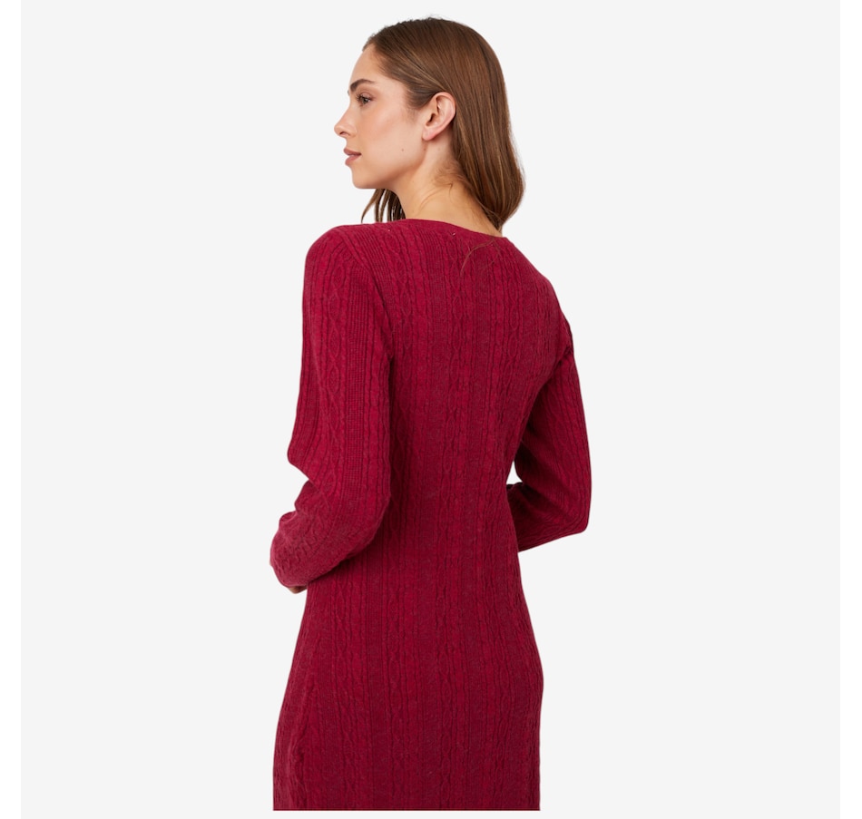 Image 217687_ALTMORE4.jpg, Product 217-687 / Price $64.88, TWRHLL by Christie Brinkley Cable Knit Dress from TWRHLL by Christie Brinkley on TSC.ca's Fashion department