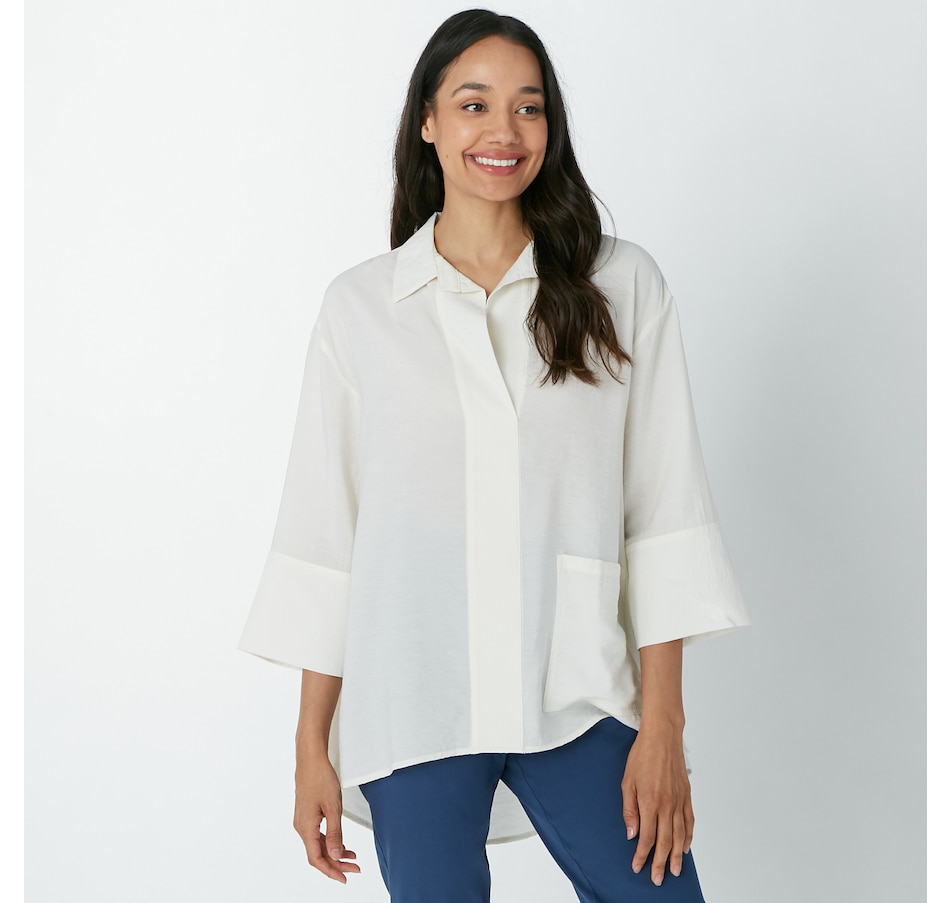 Clothing & Shoes - Tops - Shirts & Blouses - WynneLayers 3/4 Sleeve ...