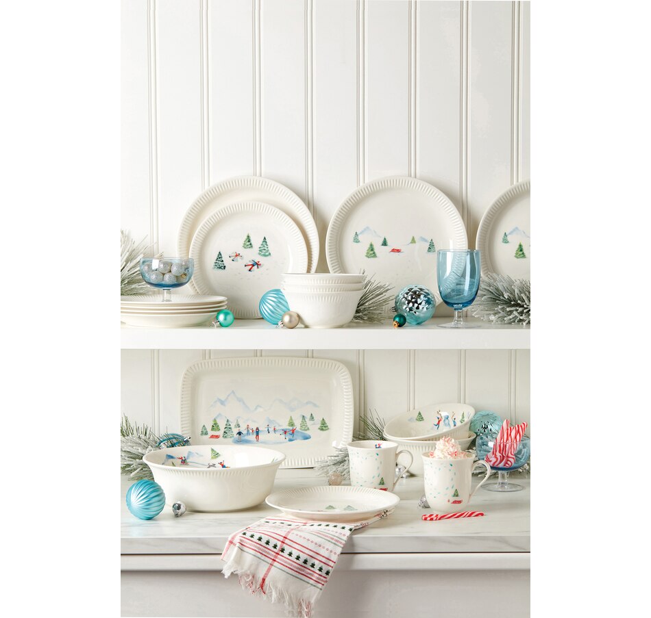 Image 217751_ALTMORE2.jpg, Product 217-751 / Price $59.99, Lenox Profile Snow Day Rectangular Platter from Lenox on TSC.ca's Kitchen department