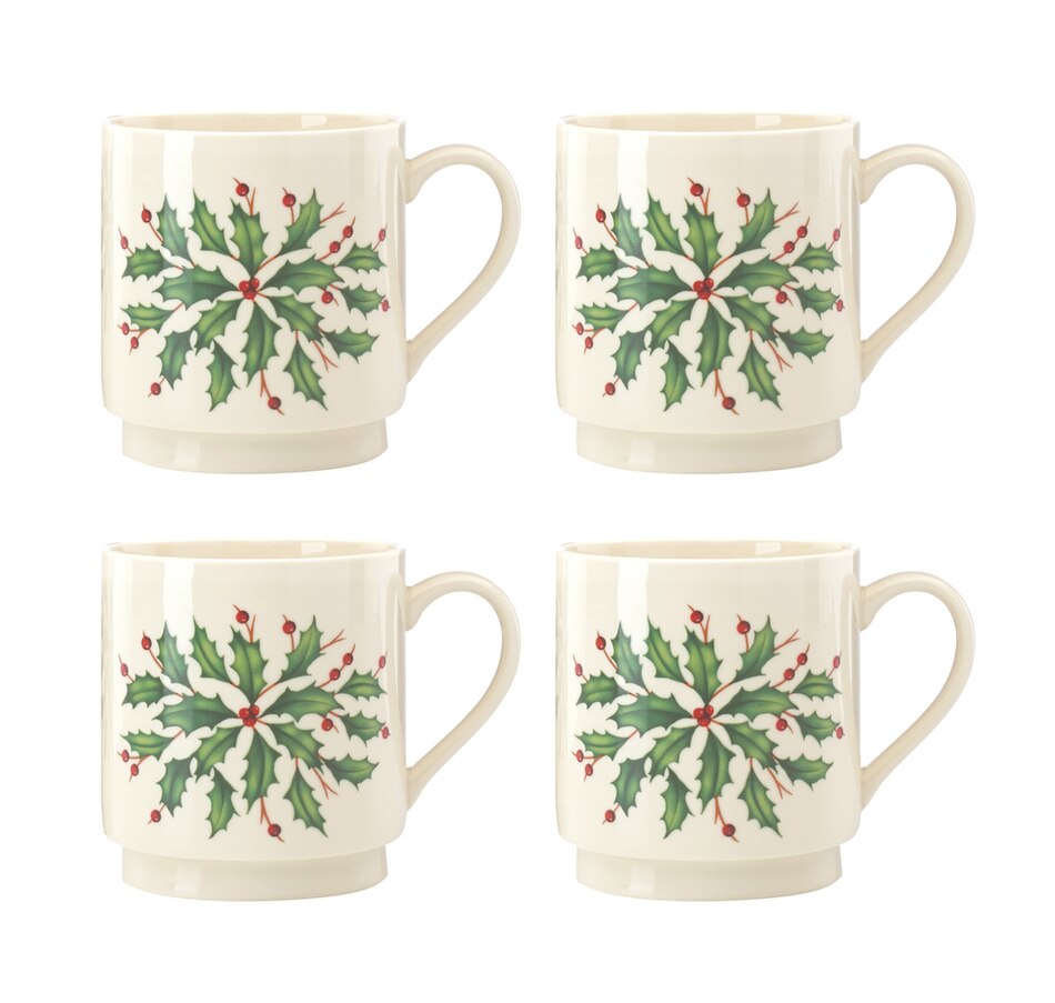 Hosting the Holidays 4-Piece Stackable Mug Set