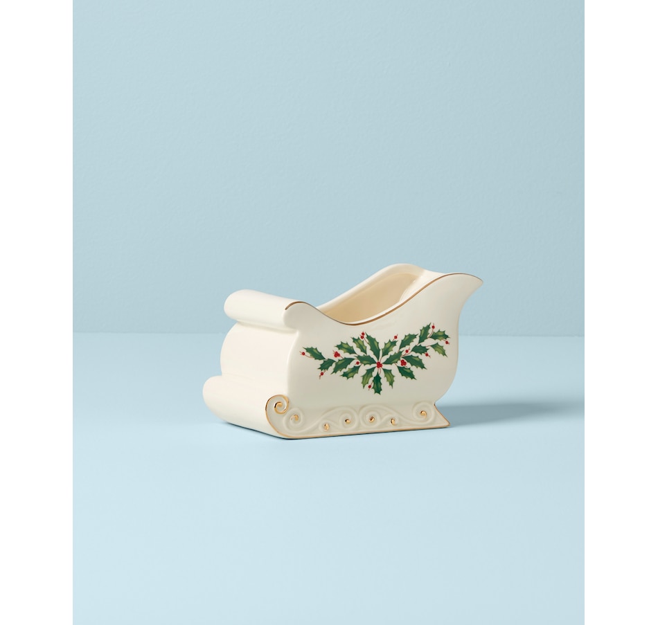 Image 217760.jpg, Product 217-760 / Price $29.99, Lenox Holiday Sleigh Candy Dish from Lenox on TSC.ca's Kitchen department