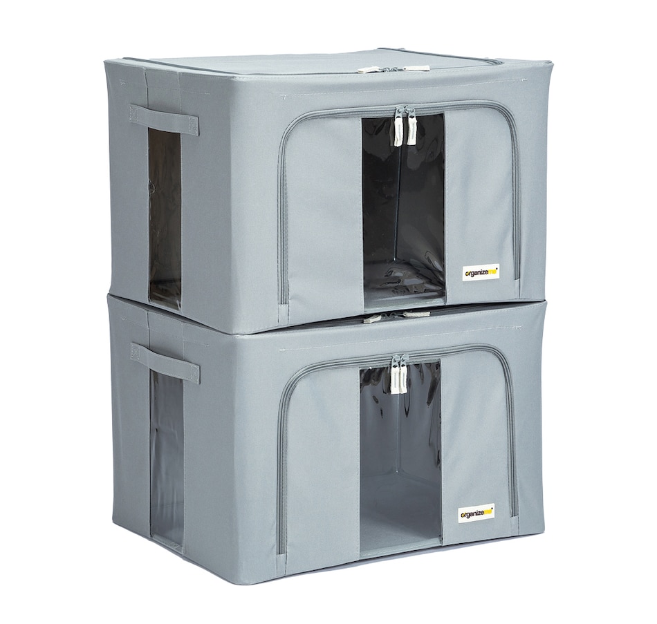 Image 217806_GRY.jpg, Product 217-806 / Price $62.99, OrganizeMe Large Home Refresh Storage Bins (2-Pack) from Organizeme on TSC.ca's Home & Garden department