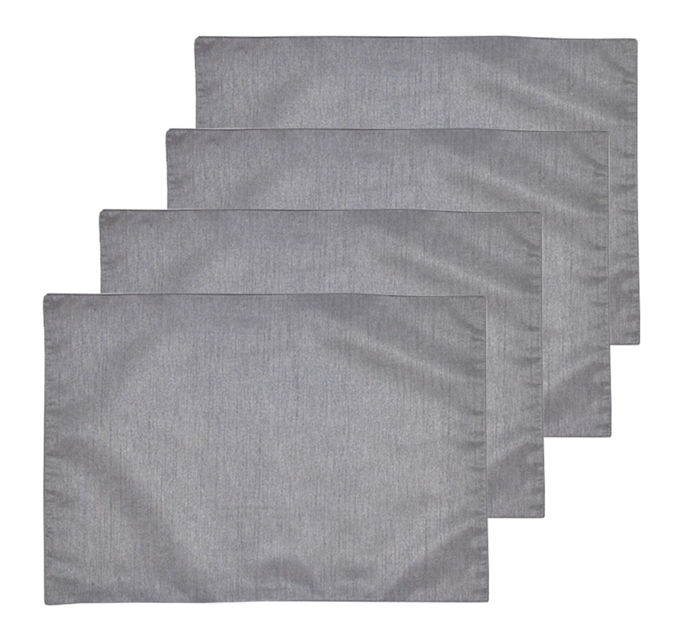 Image 217862_PEW.jpg, Product 217-862 / Price $4.33, Mera Linens Faux Silk Placemats- Set Of 4 from Mera Linens on TSC.ca's Kitchen department