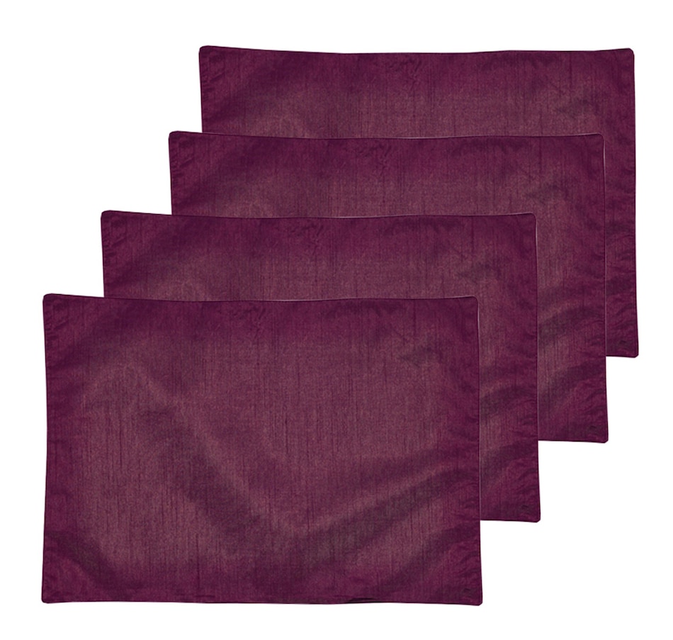 Image 217862_PLM.jpg, Product 217-862 / Price $4.33, Mera Linens Faux Silk Placemats- Set Of 4 from Mera Linens on TSC.ca's Kitchen department