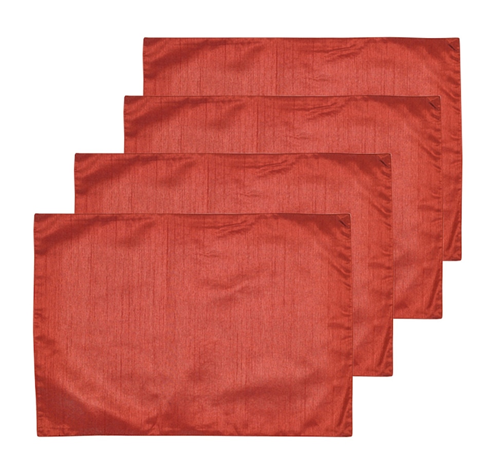 Image 217862_RST.jpg, Product 217-862 / Price $4.33, Mera Linens Faux Silk Placemats- Set Of 4 from Mera Linens on TSC.ca's Kitchen department