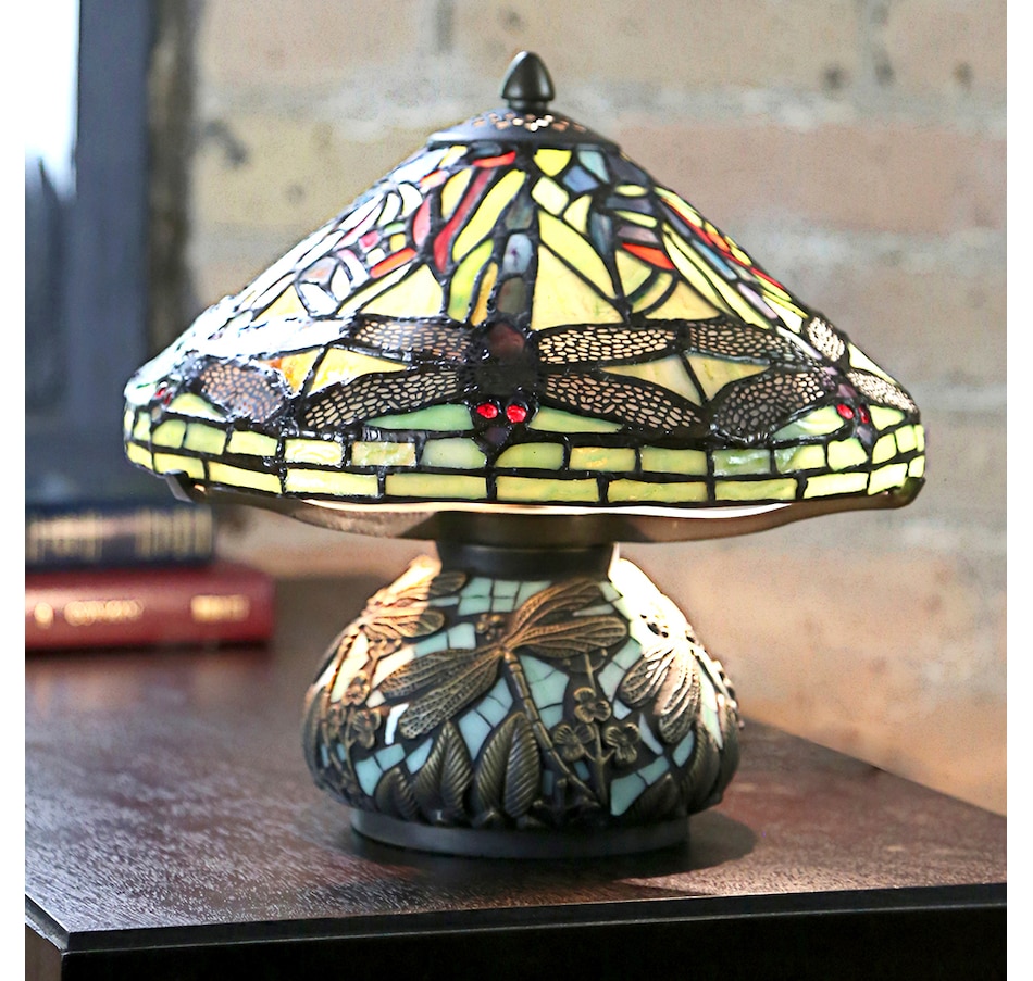 Image 217922_ALTMORE4.jpg, Product 217-922 / Price $359.99, Tiffany Style 11" Dragonfly Table Accent Lamp from Tiffany Style Lighting on TSC.ca's Home & Garden department