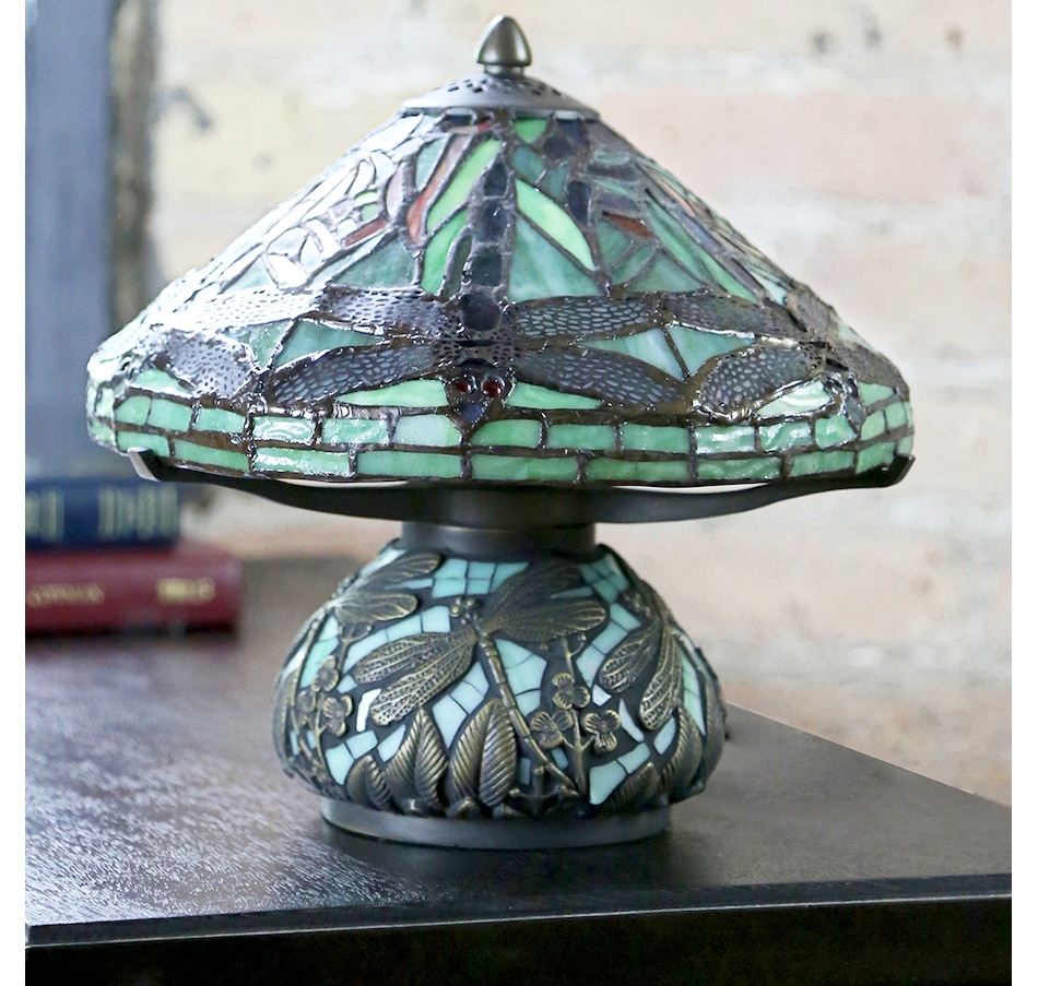 Image 217922_ALTMORE5.jpg, Product 217-922 / Price $359.99, Tiffany Style 11" Dragonfly Table Accent Lamp from Tiffany Style Lighting on TSC.ca's Home & Garden department