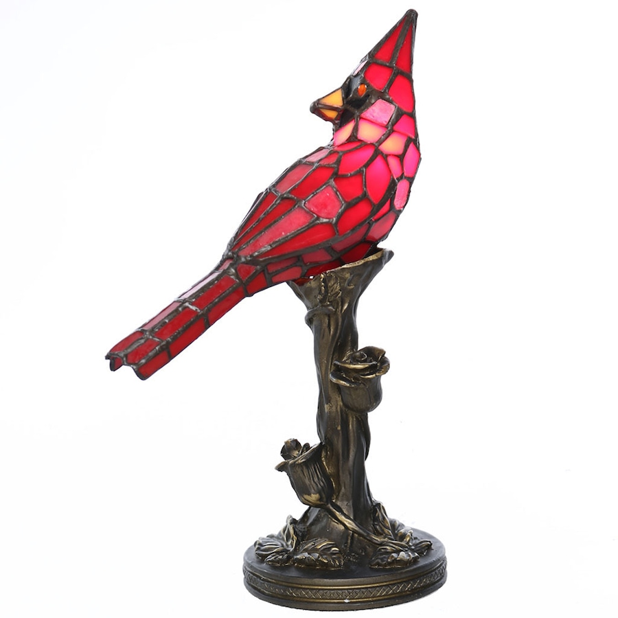 Image 217928_ALTMORE1.jpg, Product 217-928 / Price $109.99, Tiffany Style 13.5" Cardinal Accent Table Lamp from Tiffany Style Lighting on TSC.ca's Home & Garden department