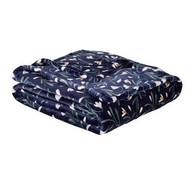 Berkshire VelvetSoft Floral Throw with Giftbox