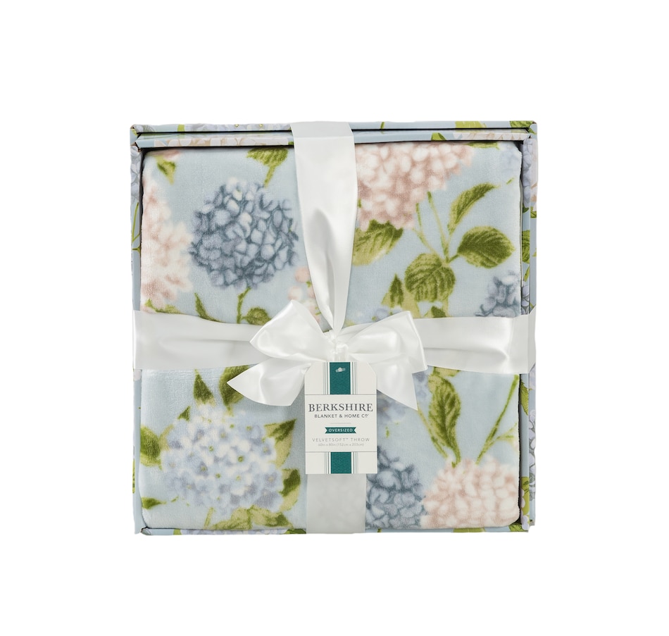 Image 217943_HYDR.jpg, Product 217-943 / Price $49.99, Berkshire Blanket Floral VelvetSoft Throw from Berkshire on TSC.ca's Home & Garden department