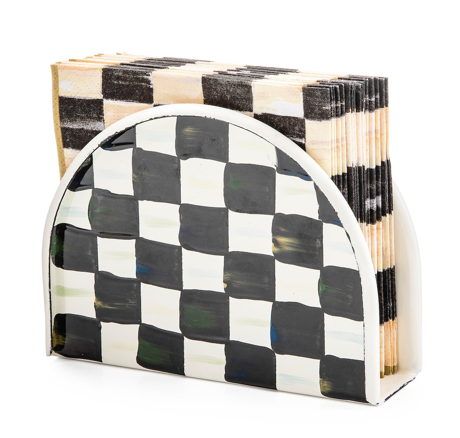 Image 217945_ALTMORE1.jpg, Product 217-945 / Price $65.00, Mackenzie-Childs Hand Decorated Napkin Holder from MacKenzie Childs on TSC.ca's Kitchen department