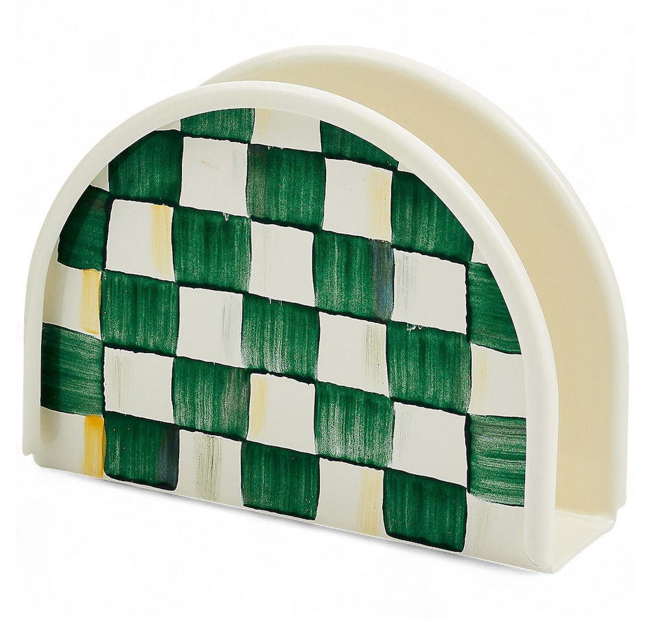 Image 217945_EMECK.jpg, Product 217-945 / Price $65.00, Mackenzie-Childs Hand Decorated Napkin Holder from MacKenzie Childs on TSC.ca's Kitchen department