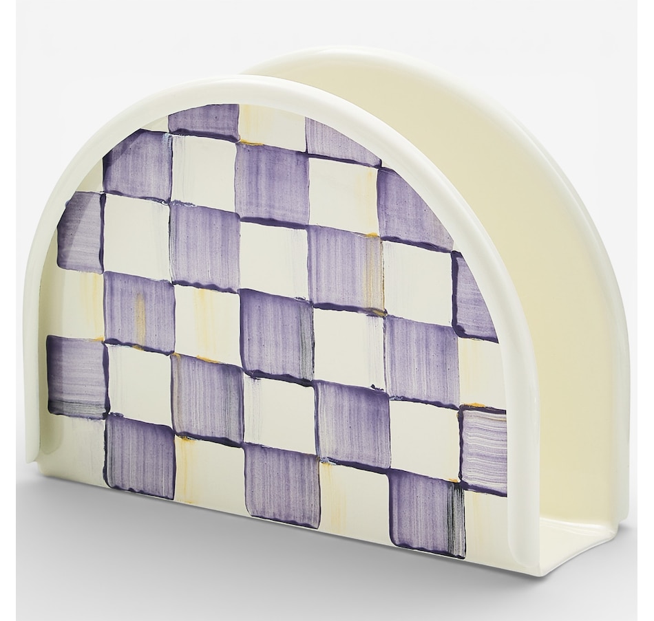 Image 217945_VIOCK.jpg, Product 217-945 / Price $75.00, Mackenzie-Childs Hand Decorated Napkin Holder from MacKenzie Childs on TSC.ca's Kitchen department