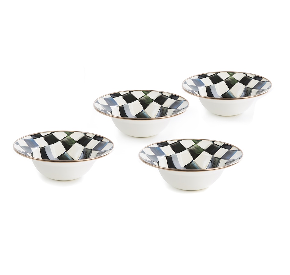 Image 217946_CRYCK.jpg, Product 217-946 / Price $348.00, Mackenzie-Childs Hand-Decorated Breakfast Bowls (set of 4) from MacKenzie Childs on TSC.ca's Kitchen department