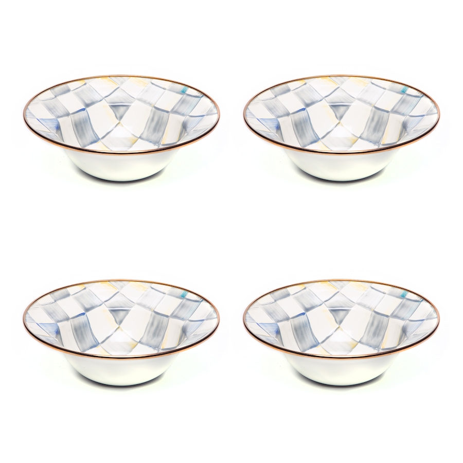 Image 217946_STLCK.jpg, Product 217-946 / Price $348.00, Mackenzie-Childs Hand-Decorated Breakfast Bowls (set of 4) from MacKenzie Childs on TSC.ca's Kitchen department