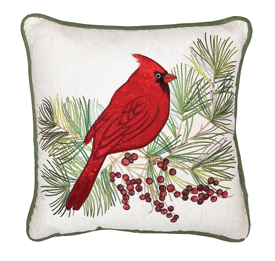 Image 217970.jpg, Product 217-970 / Price $29.99, Mera Linens Cardinal 18" Square Cushion from Mera Linens on TSC.ca's Home & Garden department