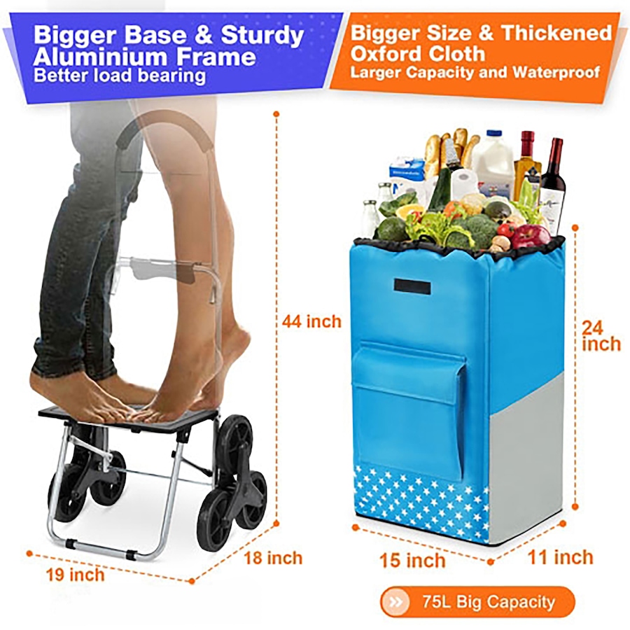 Image 218009_ALTMORE11.jpg, Product 218-009 / Price $29.33, dbest Stair Climber Trolly Dolly Deluxe from dbest on TSC.ca's Home & Garden department